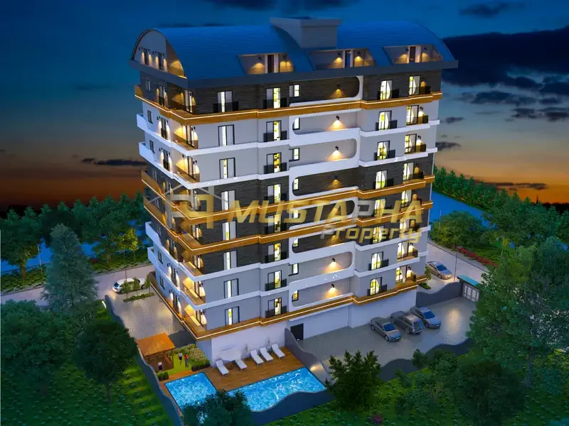 Роскошные и комфортабельные апартаменты с уникальным видом на море в Махмутларе ID:1068